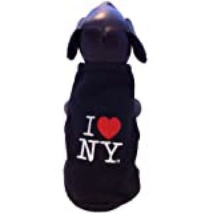 ‘I love NY’ doggie hoodie 🐶